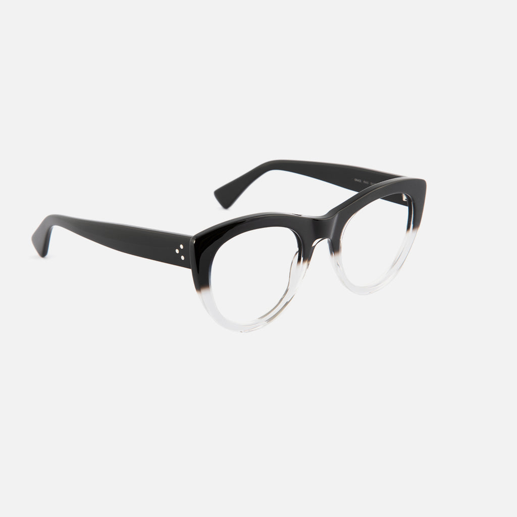 Black and clear glasses frames deals