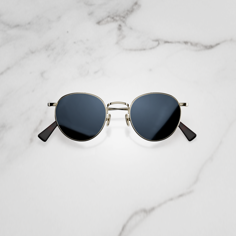 Side-Shield Mirrored Sunglasses
