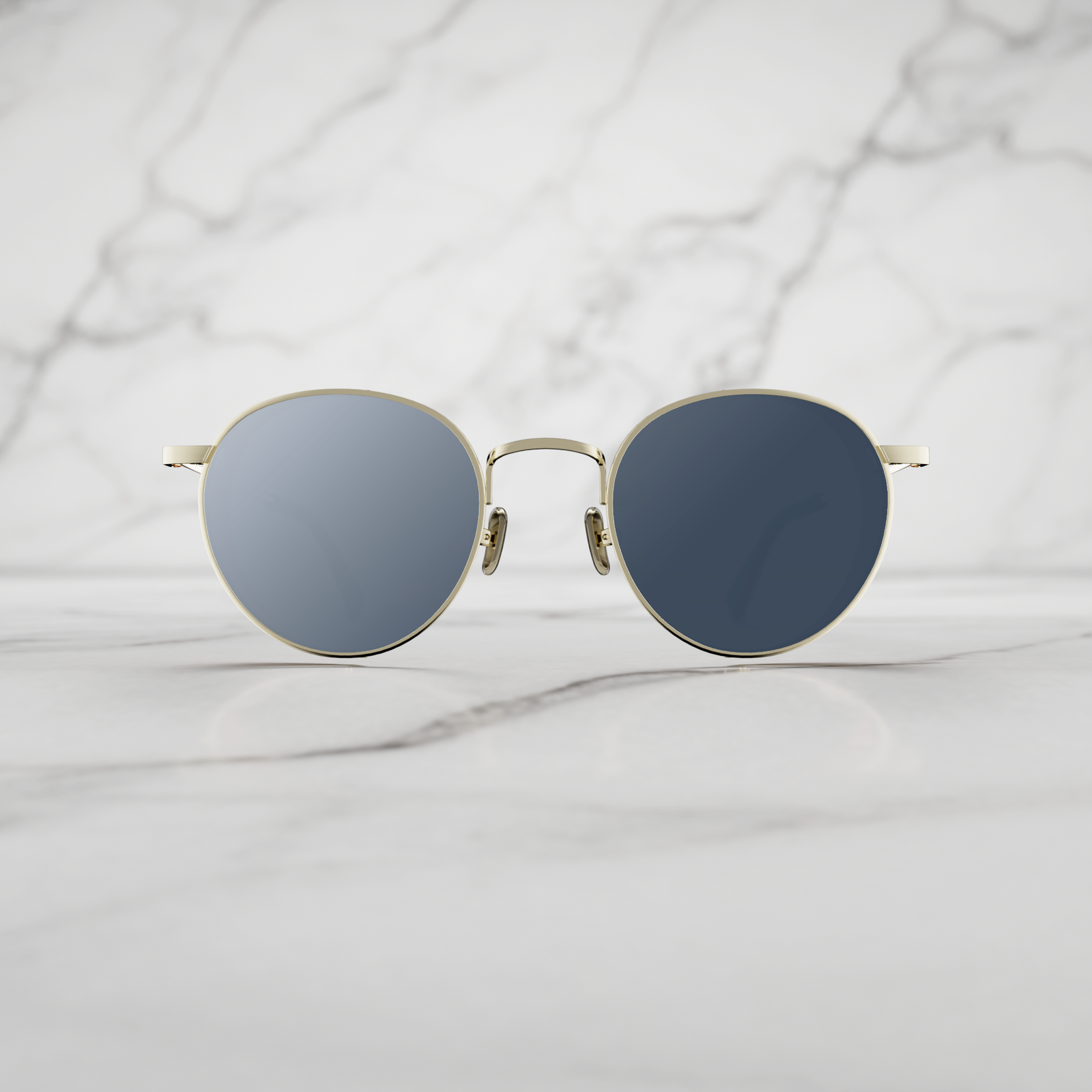 Side-Shield Mirrored Sunglasses – Curry Paxton - Main Image