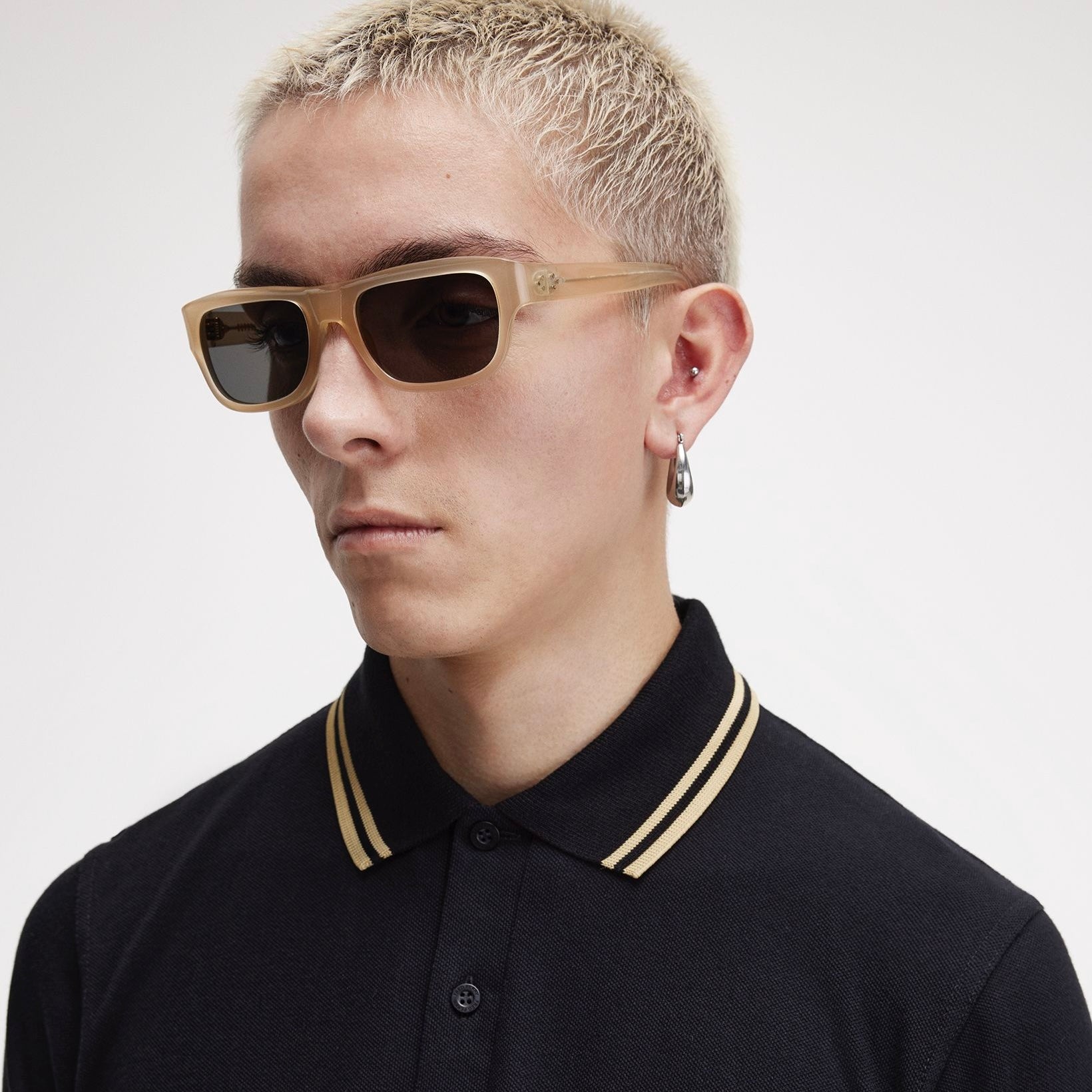 【超希少】Fred Perry M12 B33 Sunset Gold M12 - Navy / Oxblood | The Fred Perry Shirt | Men's Short & Long