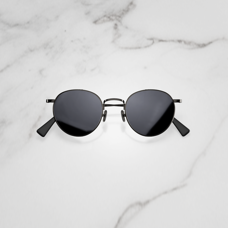 Side-Shield Mirrored Sunglasses