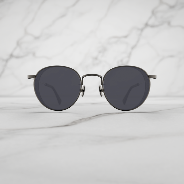 Side-Shield Mirrored Sunglasses