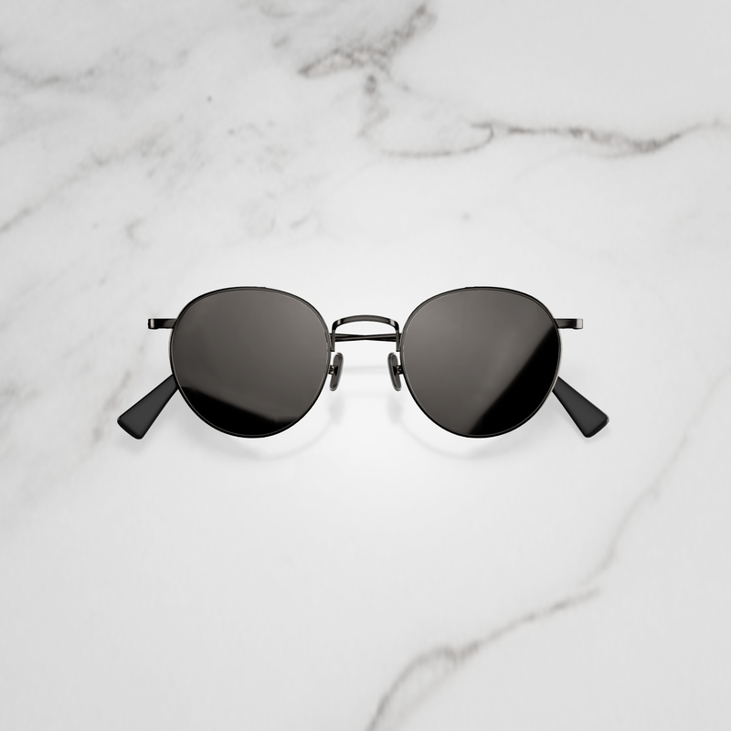 Side-Shield Mirrored Sunglasses