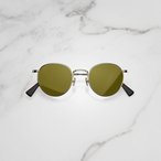 Side-Shield Mirrored Sunglasses