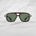 Dark Tortoiseshell / Green Tint