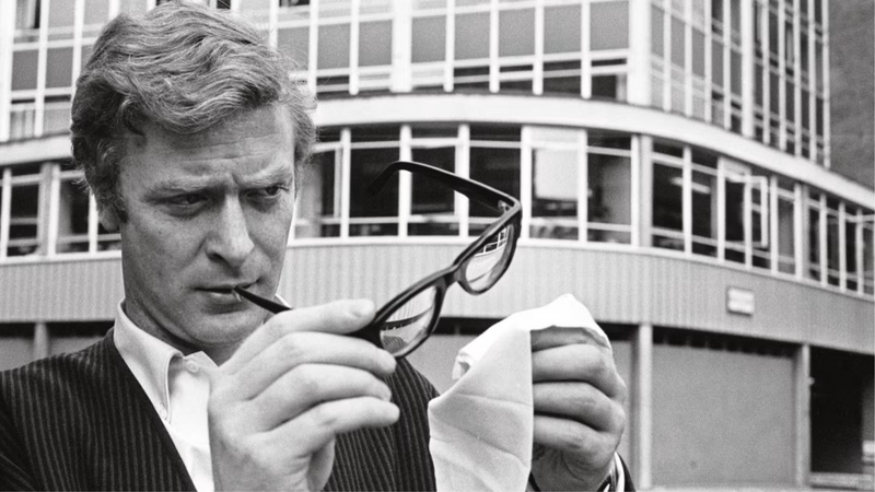 Michael Caine with Curry & Paxton Yvan Glasses