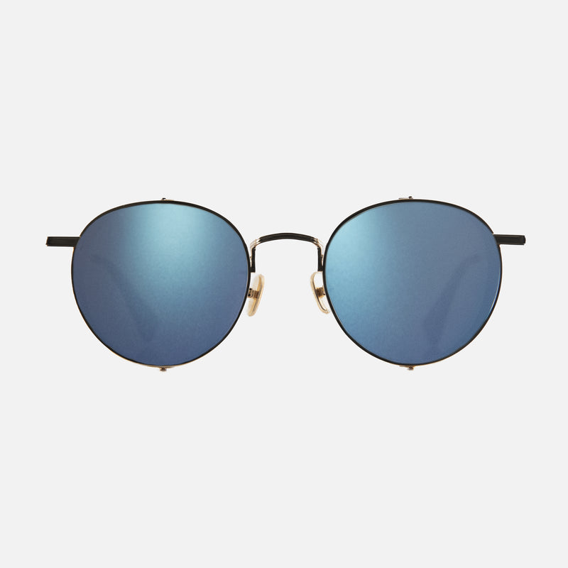 Side-Shield Mirrored Sunglasses