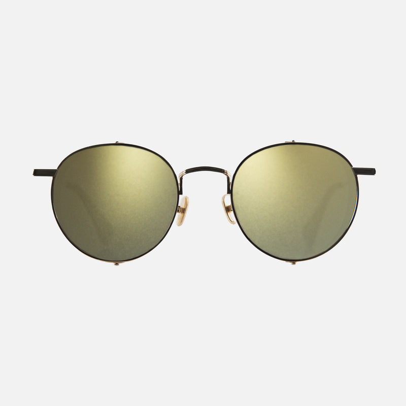 Side-Shield Mirrored Sunglasses