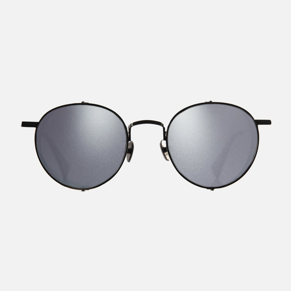 Side-Shield Mirrored Sunglasses