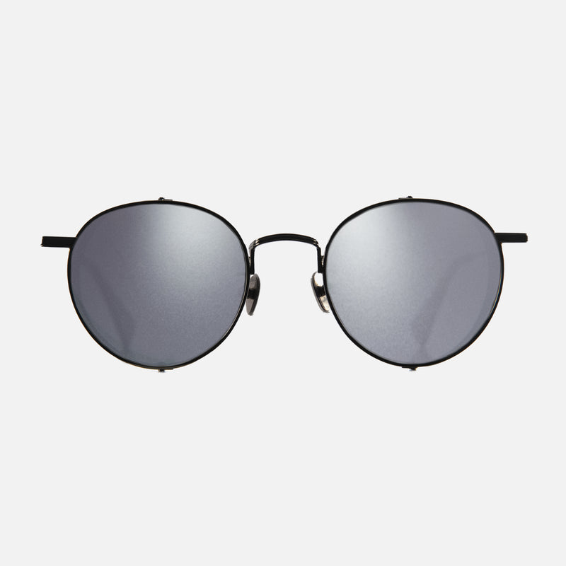 Side-Shield Mirrored Sunglasses
