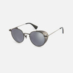 Side-Shield Mirrored Sunglasses