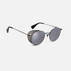 Side-Shield Mirrored Sunglasses