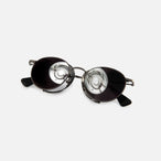 Side-Shield Mirrored Sunglasses