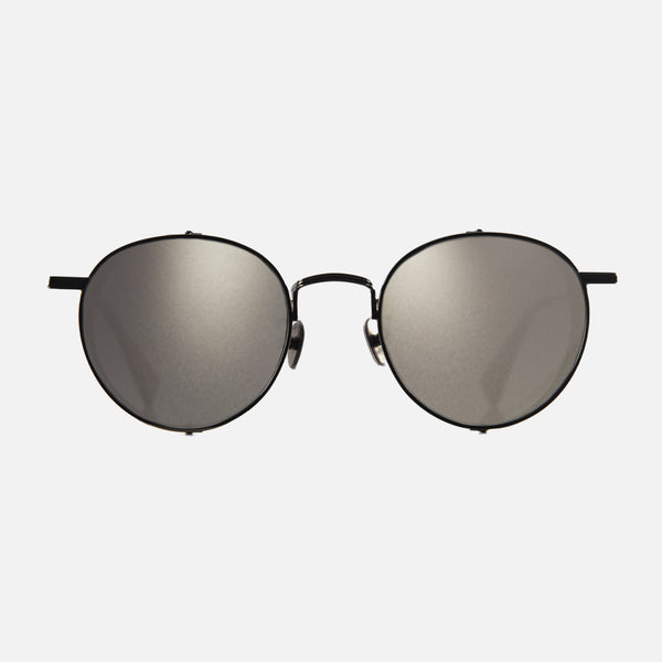 Side-Shield Mirrored Sunglasses