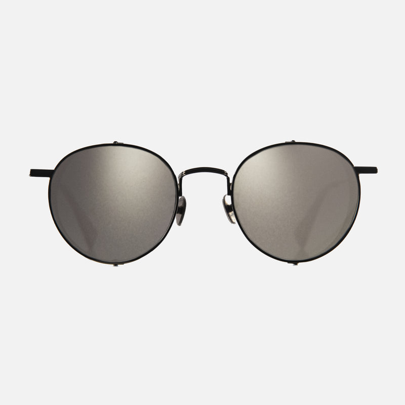 Side-Shield Mirrored Sunglasses