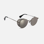 Side-Shield Mirrored Sunglasses