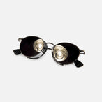Side-Shield Mirrored Sunglasses