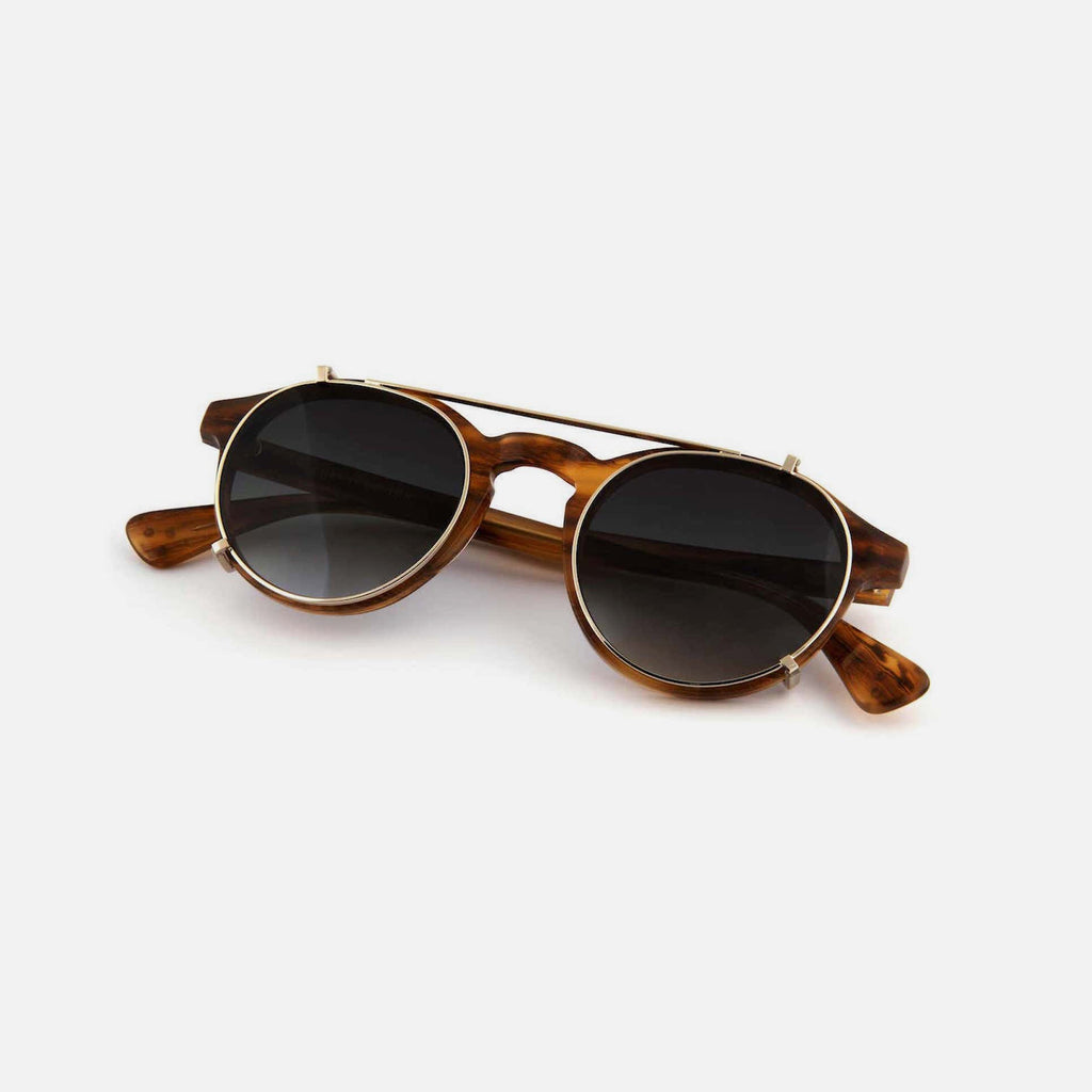 【有名人芸能人】 Clip-On Alex Sunglasses Paxton & Curry - ボサノバ